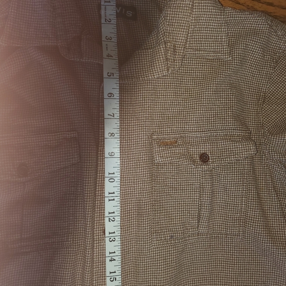 Orvis large plaid long sleeve button down. Brown. - Picture 11 of 12